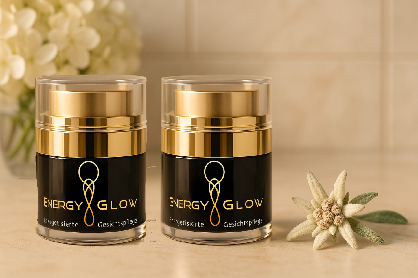 Gesichtscreme (Doppelpack) -  Edelweiss, Parakresse, Jiaogulan